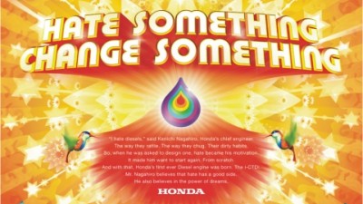 Honda - Hate Something, Change Something