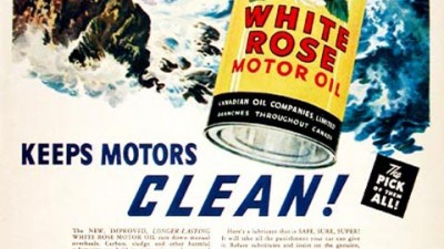 White Rose Motor Oil - 1951
