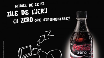 Coca-Cola Zero - Zero ore suplimentare