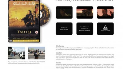 Tsotsi South African Federation Against Copyright Theft - Pirated DVDs