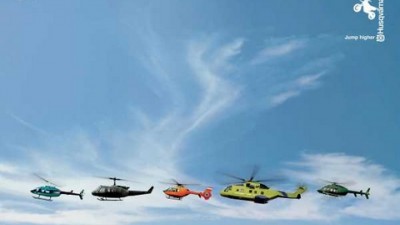 Husqvarna Motorcycles - Helicopters