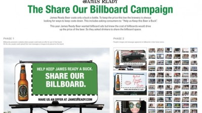 James Ready - Share Our Billboard Campaign