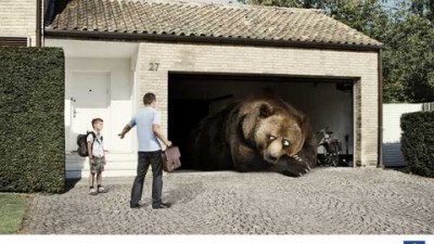 Peugeot Service - Hibernating Bear