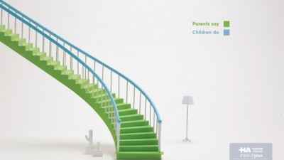 Hospital Aleman - Children do - Stairs