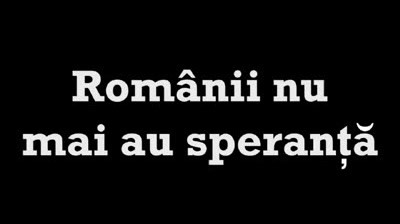 Radio 21 - Romanii nu mai au speranta (teasing)