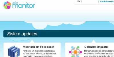 Relansarea Zelist Monitor aduce in plus: monitorizarea Facebook si a unor forumuri romanesti, date geo-demografice si masurarea impactului mesajului