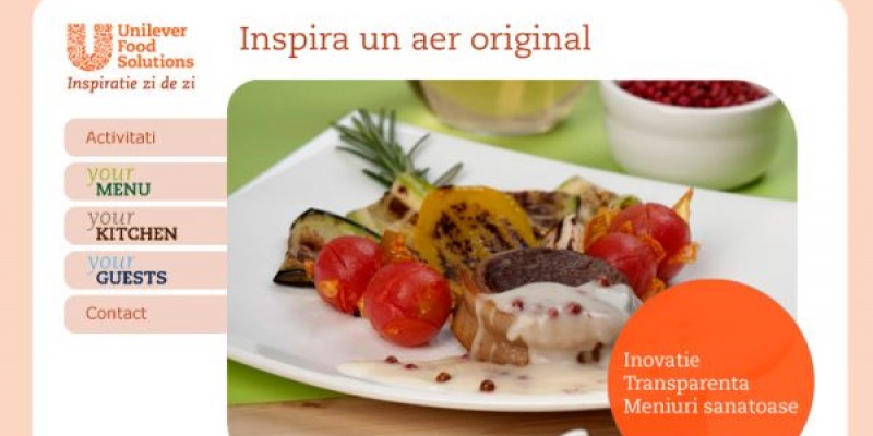 the Syndicate promoveaza Unilever Food Solutions prin campania "Inspira un aer original"