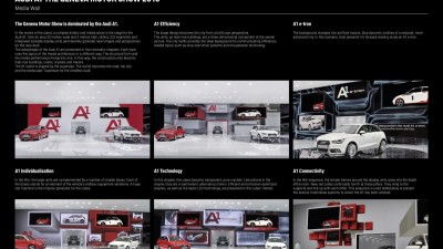 Audi A1 - Mediawall Geneva International Motorshow
