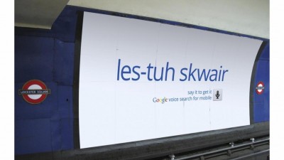 Google - Voice Search Mobile App - LEICESTER SQUARE