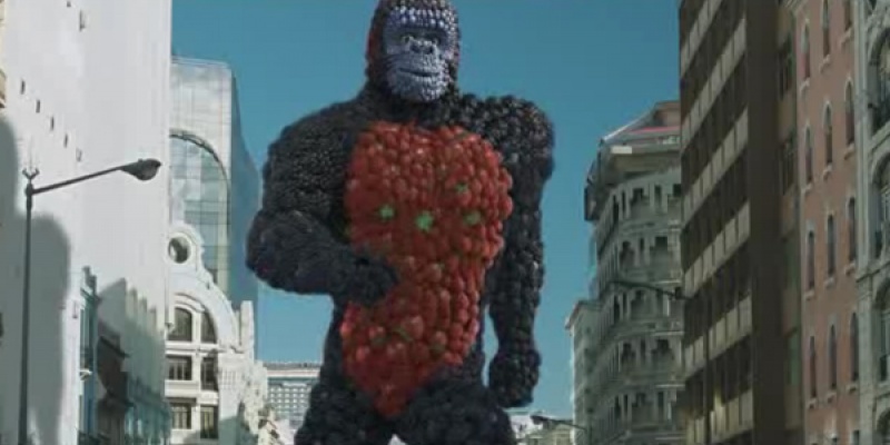 Productie spot TV Yoplait - "Fruit Kong": filmari - o zi, personaj 3D - o luna, intreg proiectul - 4 luni