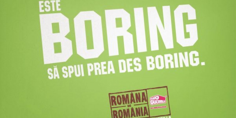 "Romana de Romania - Un demers Radio Guerrilla pentru o vorbire frumoasa", o campanie initiata de Radio Guerrilla si dezvoltata impreuna cu Propaganda