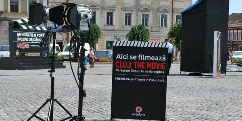 "Cluj: The Movie", conceput de DRAFTFCB pentru Vodafone, in completarea campaniei outdoor semnate McCann