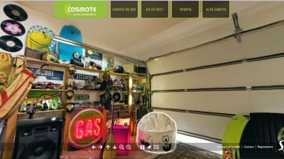 Cosmote &ndash; Garajul lui Smiley (website - sectiune)