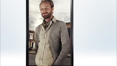 LG Optimus 3D Smartphone - Belly