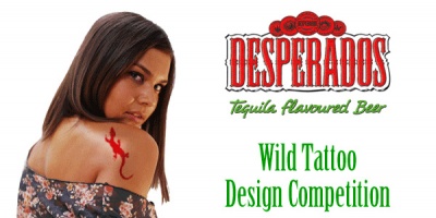 Ultimele doua zile de inscrieri la Desperados Wild Tattoo Design Competition