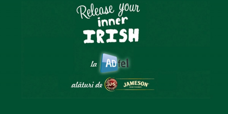 La ADfel, Jameson te invită să descoperi irlandezul din tine, într-un mod neconvenţional