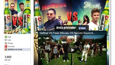 Aplicatie de Facebook: Bergenbier Nefiltrat vs. Fresh 1