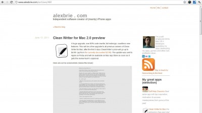 Clean writer for Mac (aplicatie de Mac OS)