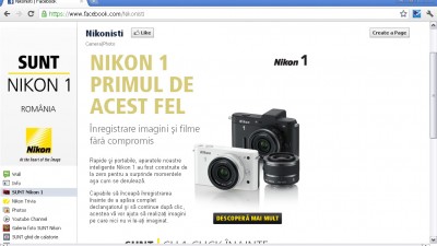 Nikon - Facebook fan page