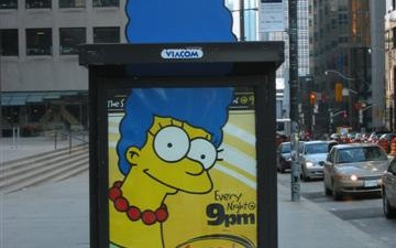 The Simpsons - Bus Shelter