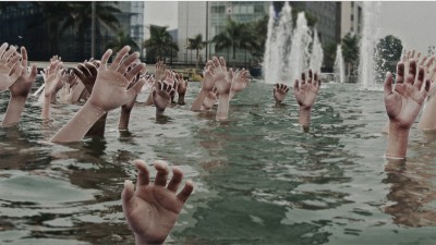 Jakarta Tsunami Commemoration - Hands