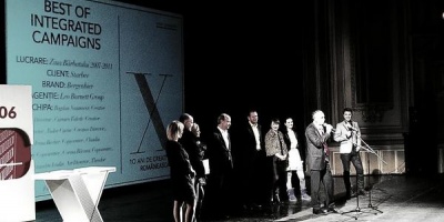 Cele mai bune reclame romanesti din ultimul deceniu au fost premiate in cadrul galei "10 ani de creativitate romaneasca"