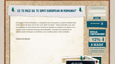 Website: Sunteuropean.ro - Sa te simti european