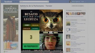 Facebook: Tropicana Twister - Challenge the owl