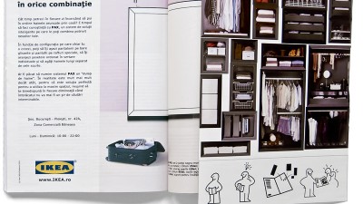 IKEA - Sticker - Reclama in Decat o Revista