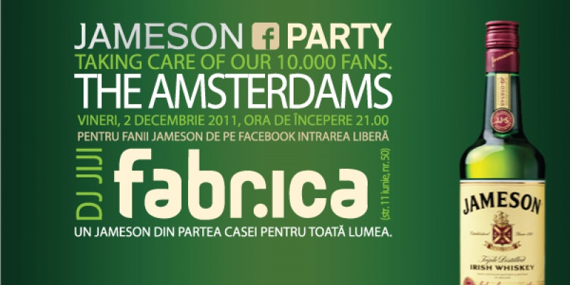 Jameson Romania ofera primilor 10.000 de fani un concert The Amsterdams
