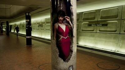International Spy Museum - Red dress