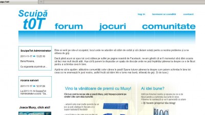 Website: scuipatot.ro - Homepage