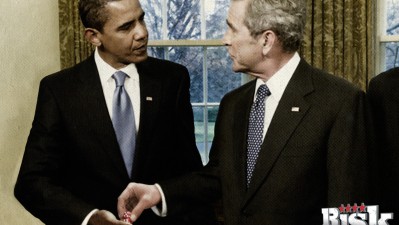 Hasbro Risk - Obama + Bush