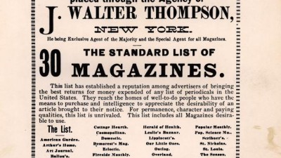 J. Walter Thompson - The standard list of 30 magazines