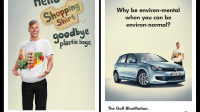 Volkswagen Golf Blue Motion - Shopping Shirt