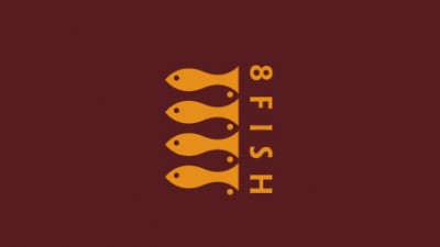 8 fish - Logo