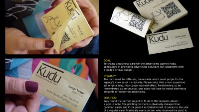 Kudu agency self-promo - Business card