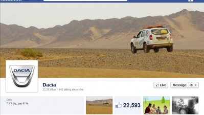 Facebook: Dacia - Timeline