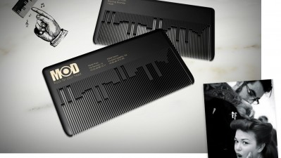 MODhair - Musical comb businesscard