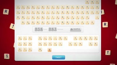 Scrabble - Twitter Scrabble Game
