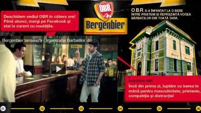 Website: Bergenbier - Organizatia Barbatilor din Romania, 1