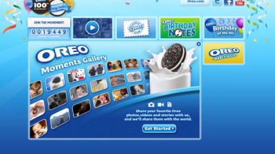 Website: OREO - 100 years, Moments gallery
