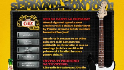 Aplicatie de Facebook: Ciuc Premium &ndash; Castiga Chitara Bon Jovi
