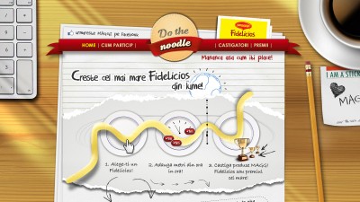 Aplicatie Facebok: Maggi - Do the noodle