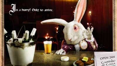 Bar &amp; Restaurant Caminho de Casa 24h - White Rabbit, Alice
