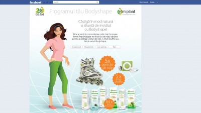 Aplicatie de Facebook: Elmiplant - Castiga in mod natural o silueta de invidiat cu Bodyshape 1