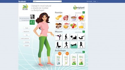 Aplicatie de Facebook: Elmiplant - Castiga in mod natural o silueta de invidiat cu Bodyshape 2