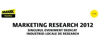 Call for papers: Marketing Research 2012 (eveniment SMARK KnowHow)