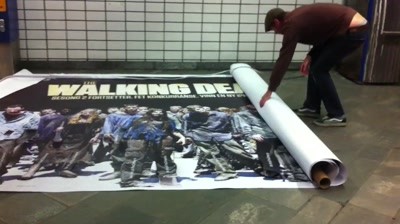 Fox Crime, The Walking Dead - Life-size tear-off poster