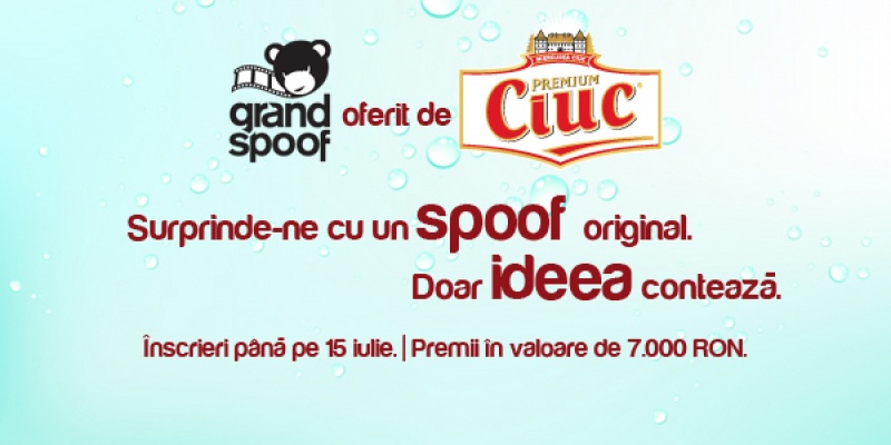 Incepe Grand Spoof 2012. Competitia de parodiat reclame oferita de Ciuc Premium.